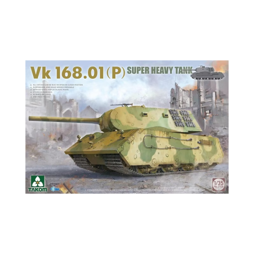 VK 168.01 (P) Super Heavy Tank 1:35 Takom 2158