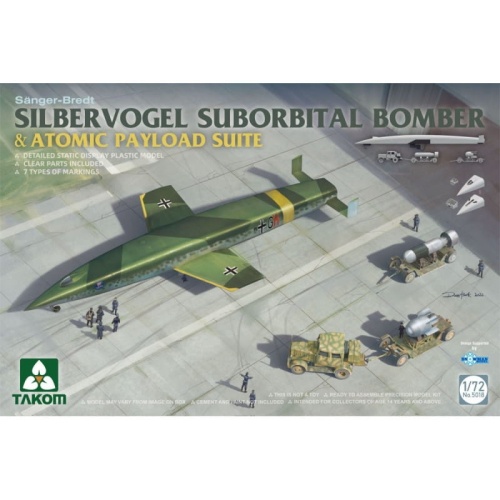 Sanger-Bredt Silbervogel Suborbital Bomber, Atomic Payload Suite 1:72 Takom 5018