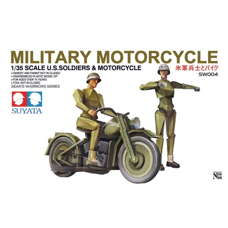Zdjęcie główne produktu Military Motorcycle 1:35 Suyata SW-004