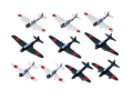 Zdjęcie główne produktu Japanese Naval Planes (Early Pacific War) 1:700 Tamiya 31511