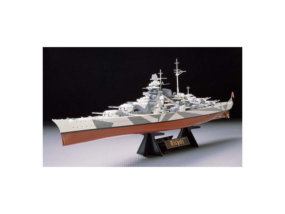 Zdjęcie dodatkowe produktu Tirpitz German Battleship 1:350 Tamiya 78015