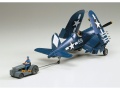 Zdjęcie dodatkowe produktu Vought F4U-1D Corsair w/Moto-Tug 1:48 Tamiya 61085