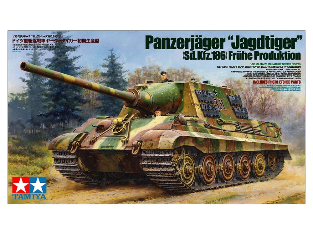 Zdjęcie główne produktu Jagdtiger (Early Production) 1:35 Tamiya 35295