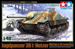 Zdjęcie główne produktu Jagdpanzer 38(t) Hetzer (Mid production) 1:48 Tamiya 32511