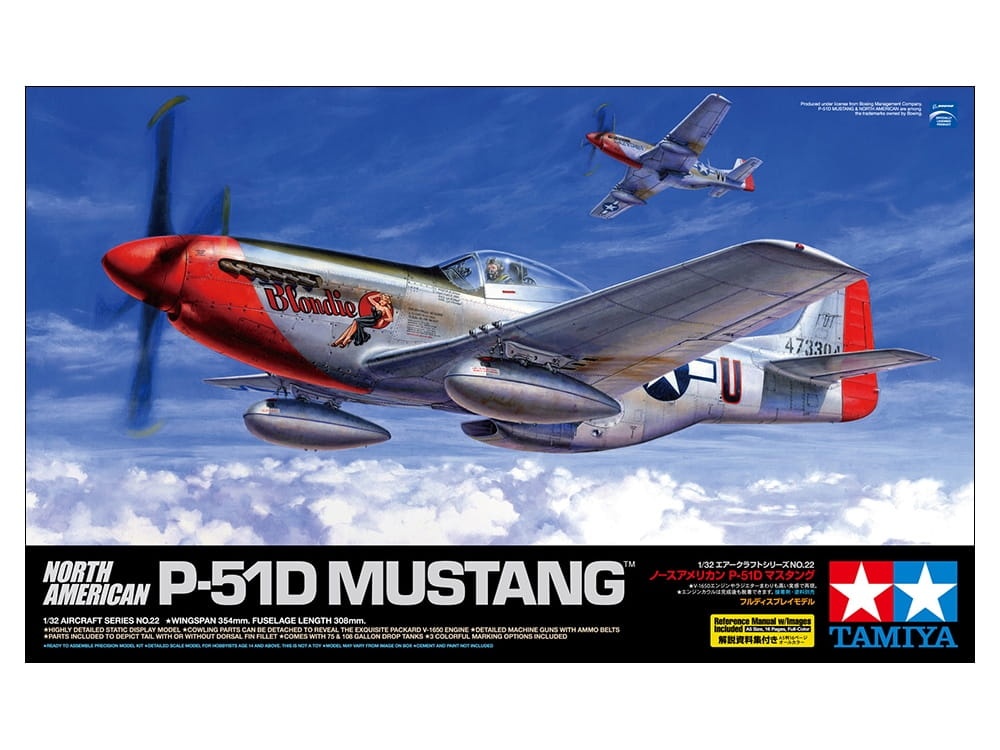 Zdjęcie główne produktu P-51D Mustang (North American) 1:32 Tamiya 60322