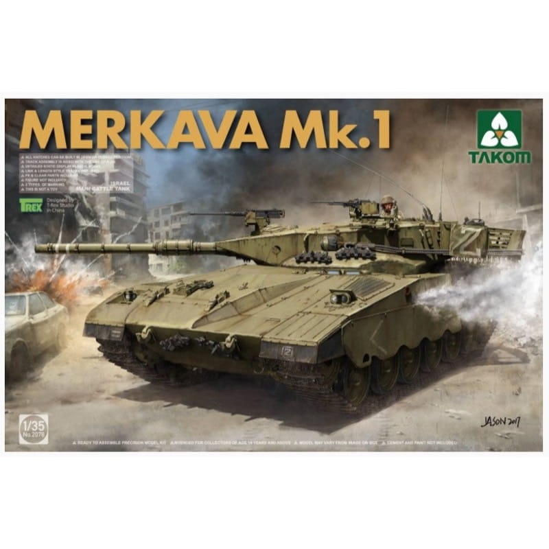 Zdjęcie główne produktu Israeli Main Tank Merkava 1 1:35 Takom 2078