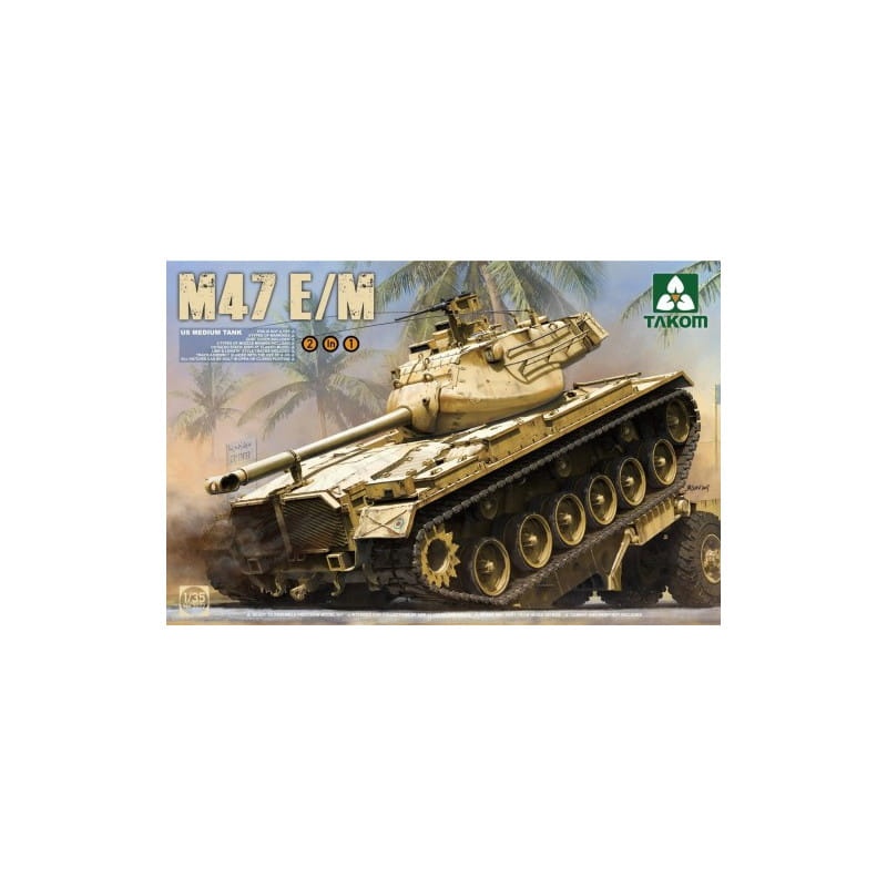 Zdjęcie główne produktu M47 E/M US Medium Tank 1:35 Takom 2072