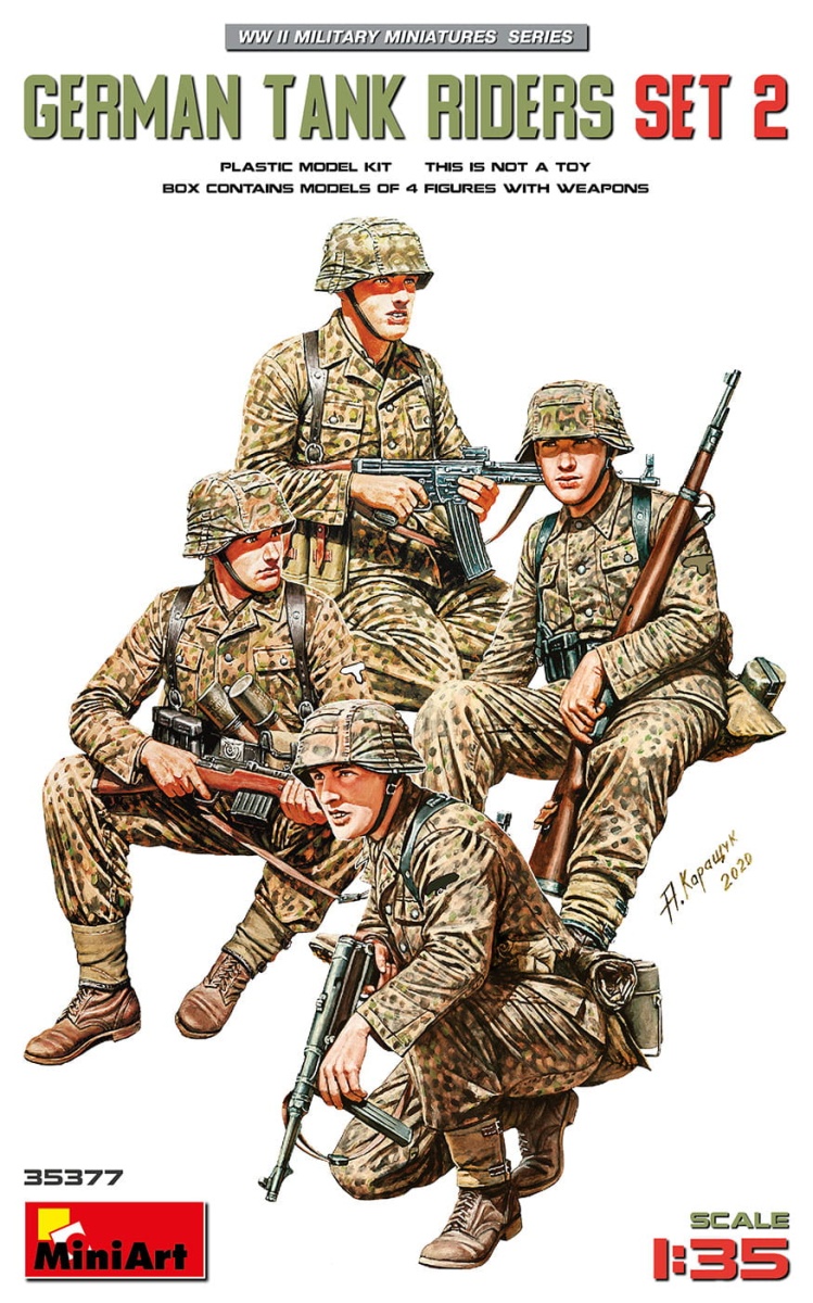 Zdjęcie główne produktu German Tank Riders Set 2 1:35 MiniArt 35377