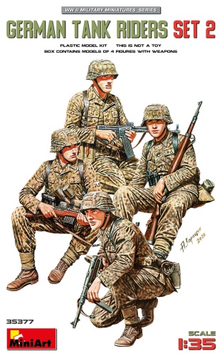 German Tank Riders Set 2 1:35 MiniArt 35377