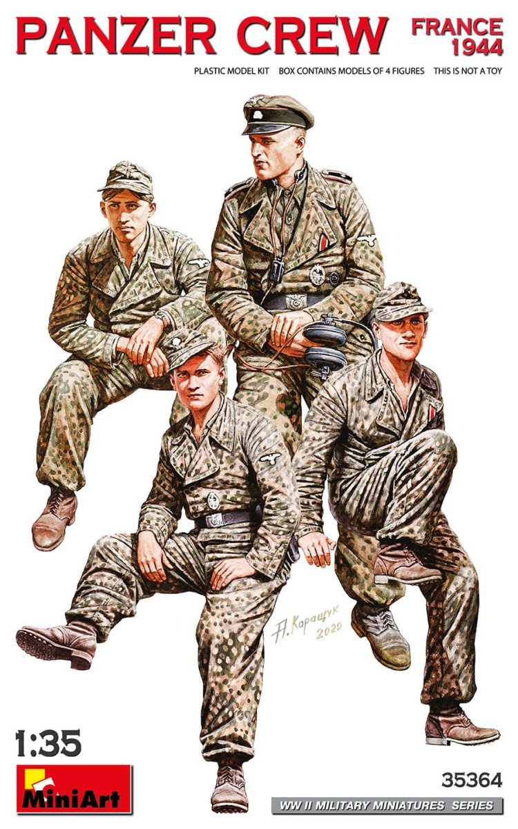 Zdjęcie główne produktu Panzer Crew France 1944 1:35 MiniArt 35364