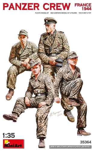 Panzer Crew France 1944 1:35 MiniArt 35364