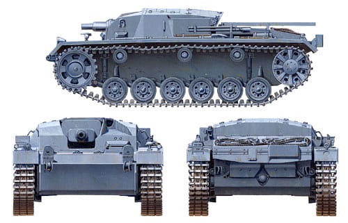 Zdjęcie dodatkowe produktu StuG III Ausf.B (Sd.Kfz.142) 1:48 Tamiya 32507
