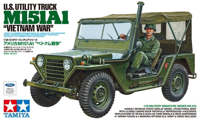 Zdjęcie główne produktu US Utility Truck M151A1 Vietnam War 1:35 Tamiya 35334