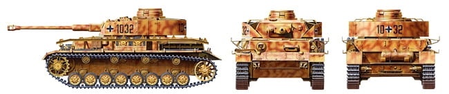 Zdjęcie dodatkowe produktu Panzerkampfwagen IV Ausf.J Sd.Kfz.161/2 1:48 Tamiya 32518