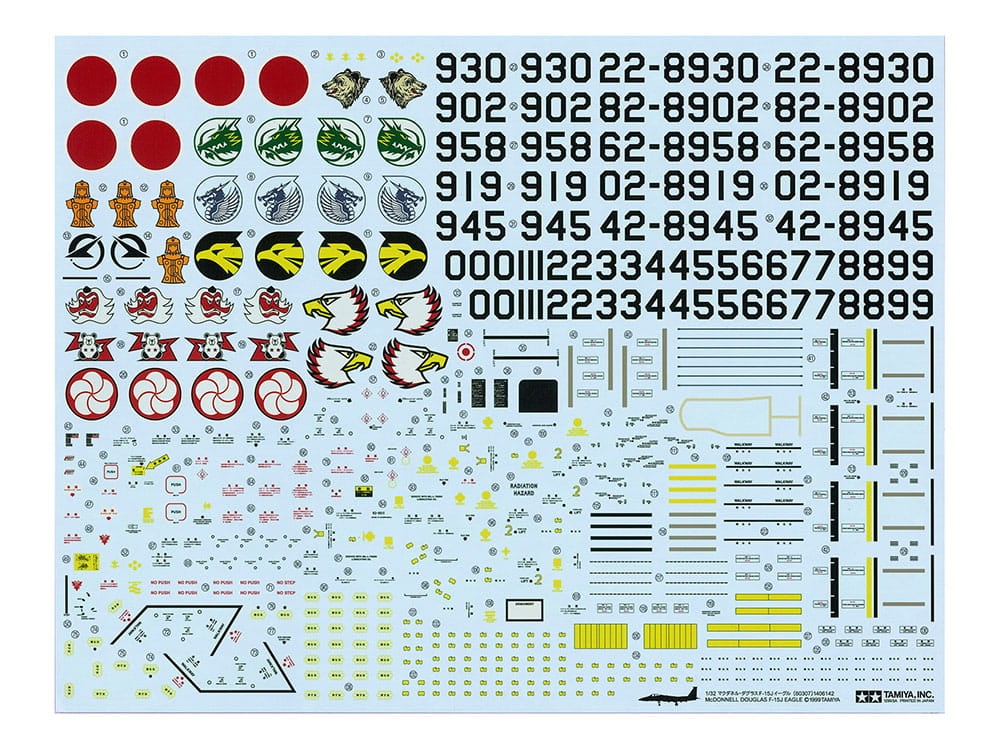 Zdjęcie dodatkowe produktu F-15J Eagle JASDF 1:32 Tamiya 60307