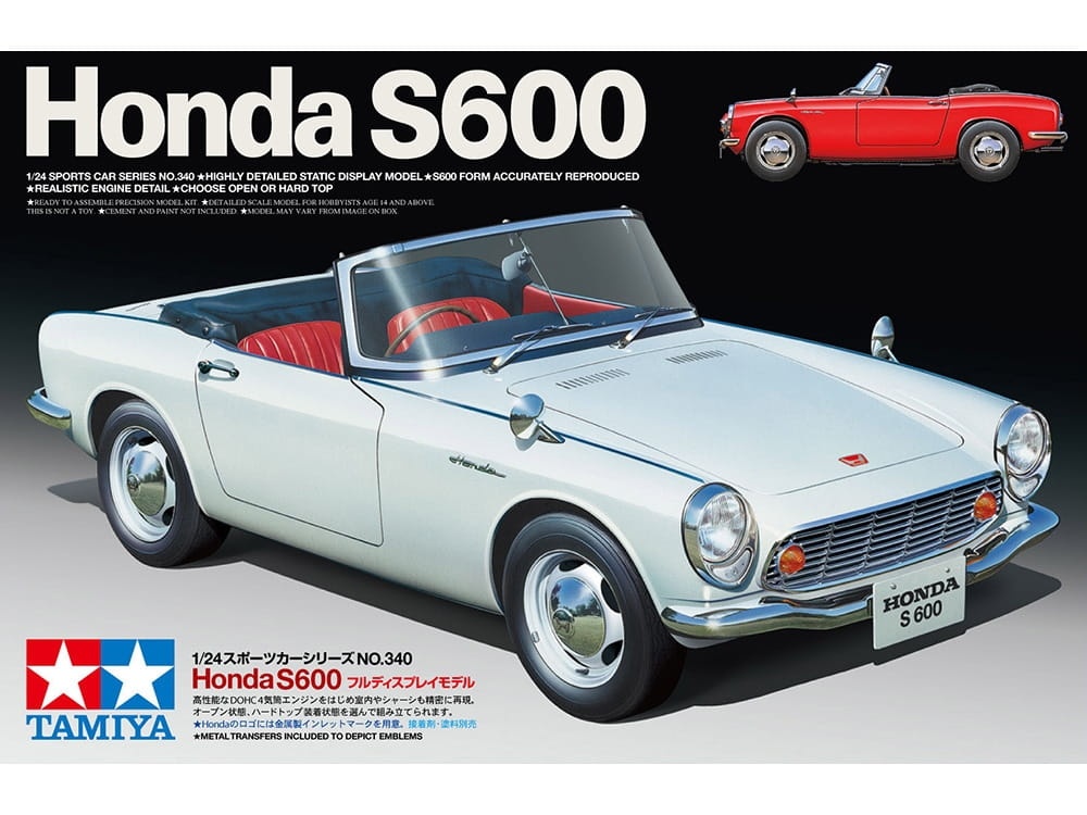 Zdjęcie główne produktu Honda S600 1:24 Tamiya 24340