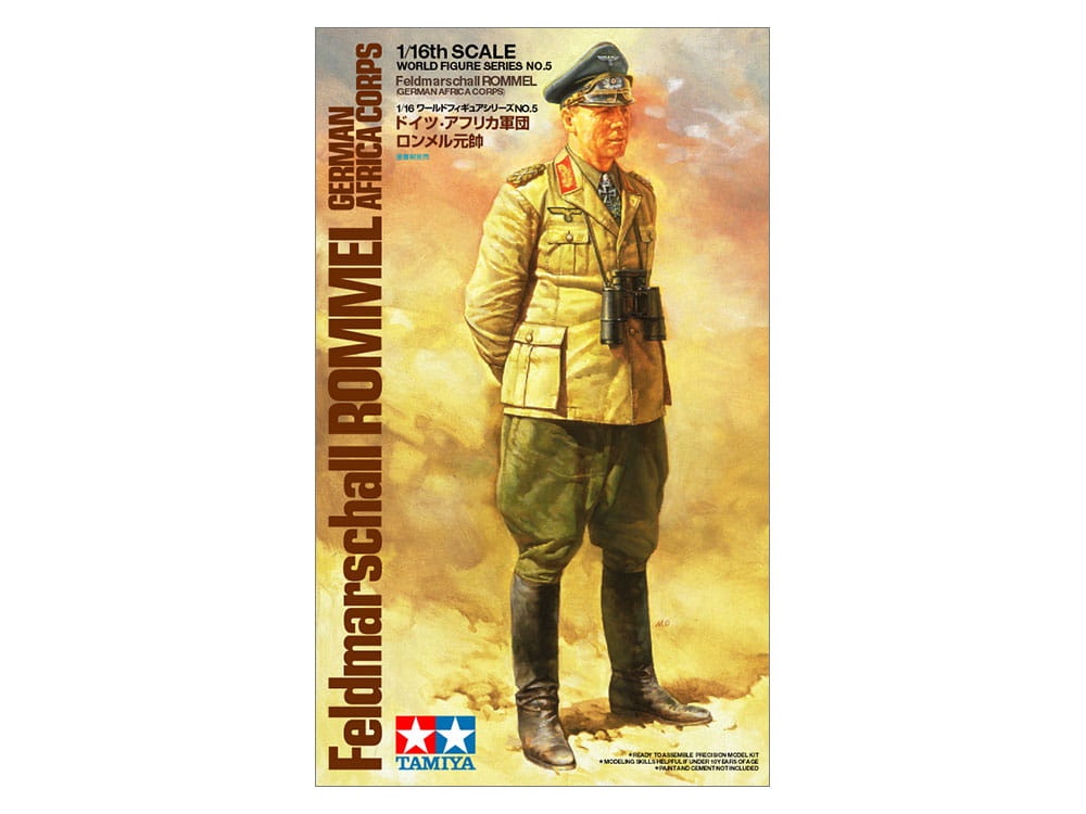Zdjęcie główne produktu Feldmarschall Rommel (German Africa Corps) 1:16 Tamiya 36305