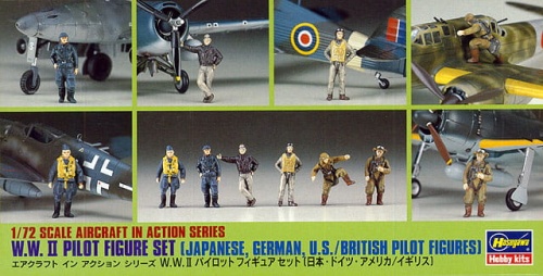WWII1:72 Hasegawa X72-8 pilot figure set