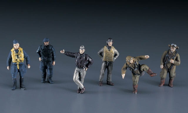 Zdjęcie dodatkowe produktu Zestaw figurek pilotów WWII1:72 Hasegawa X72-8