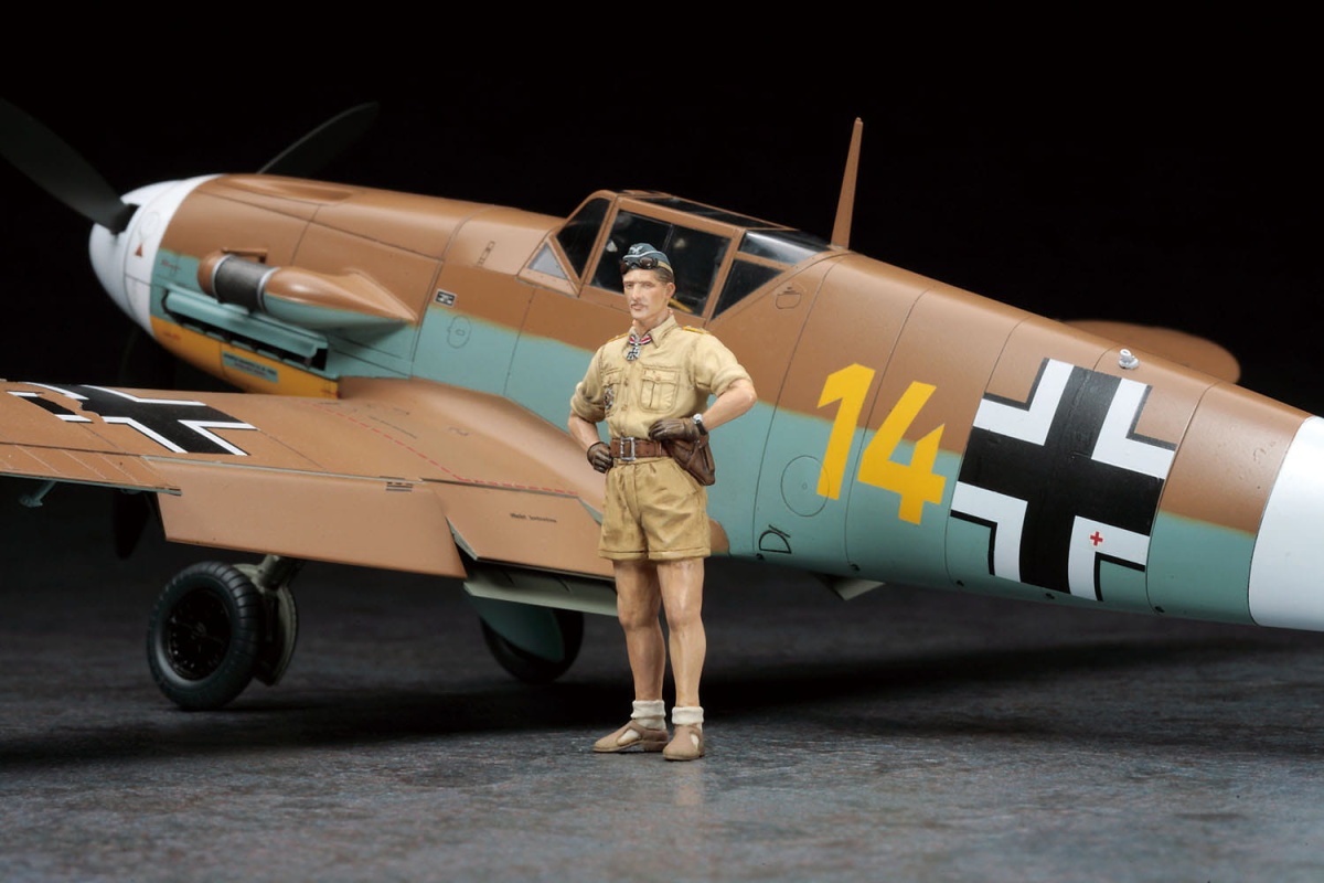 Zdjęcie dodatkowe produktu Messerschmitt Bf109F-4 Trop 1:32 Hasegawa ST31