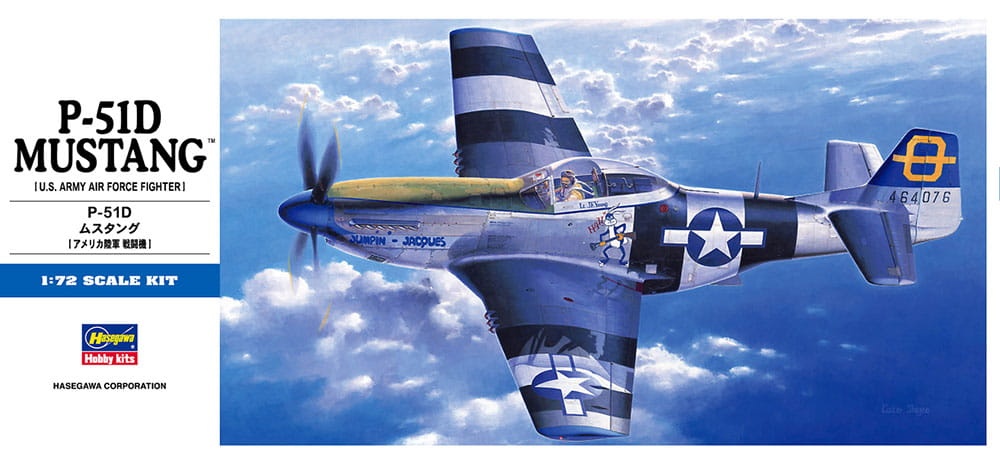 Zdjęcie główne produktu P-51D Mustang 1:72 Hasegawa D25
