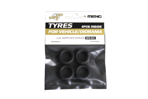 Tyres For Vehicle/Diorama 1:35 Meng SPS-001