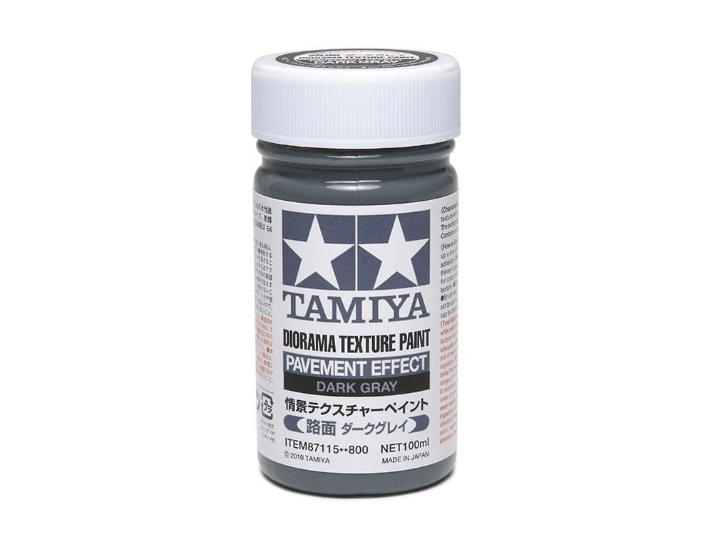 Zdjęcie główne produktu Diorama Texture Paint (Pavement Effect, Dark Gray) Tamiya 87115