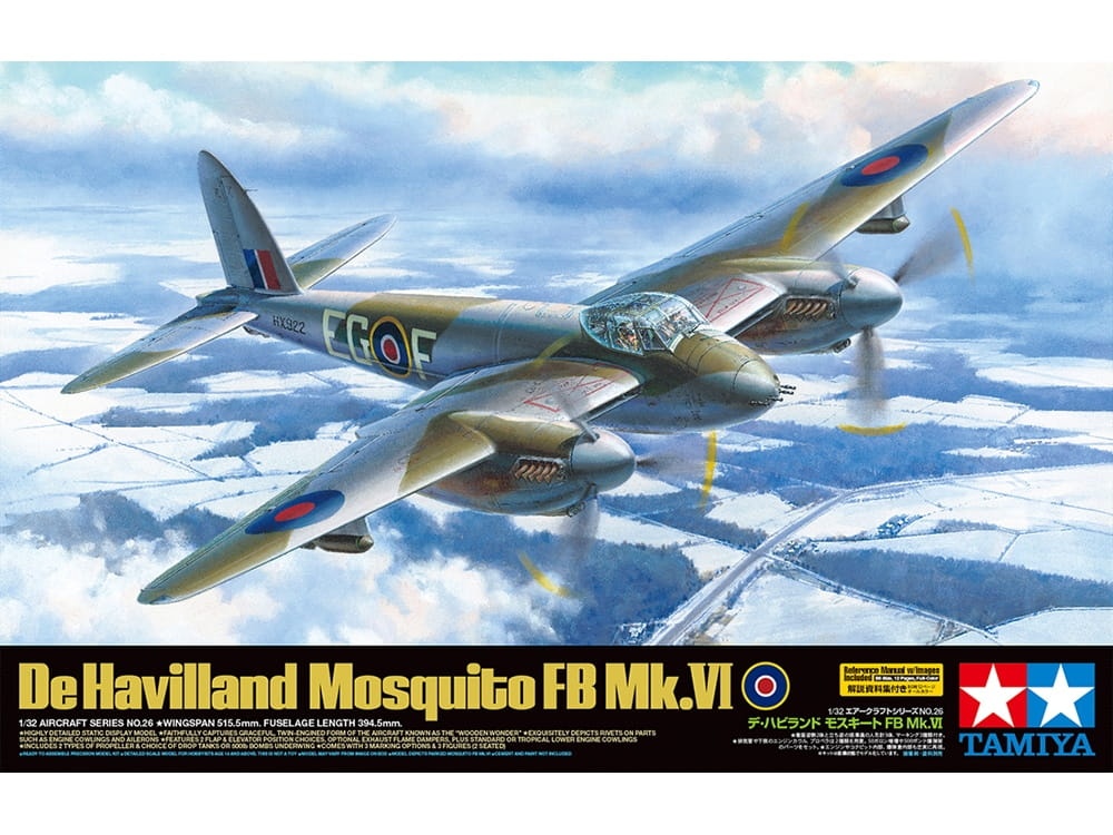 Zdjęcie główne produktu De Havilland Mosquito FB Mk.VI 1:32 Tamiya 60326