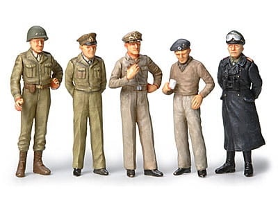 WWII Famous General Set 1:48 Tamiya 32557