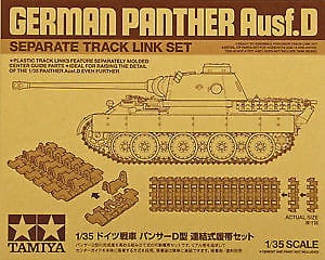 Zdjęcie dodatkowe produktu Panther Ausf.D Separate Track Link Set 1:35 Tamiya 12665