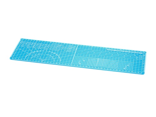 Cutting mat half A3 (145x450mm, blue) Tamiya 74144
