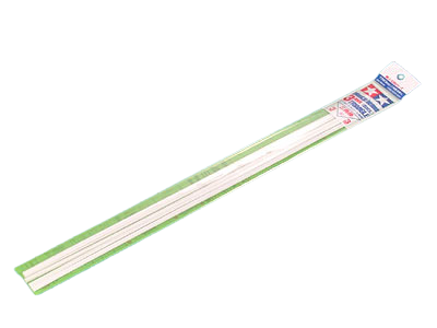 Plastic triangular rod 3x3x4.2mm, length 40cm (8pcs) Tamiya 70117