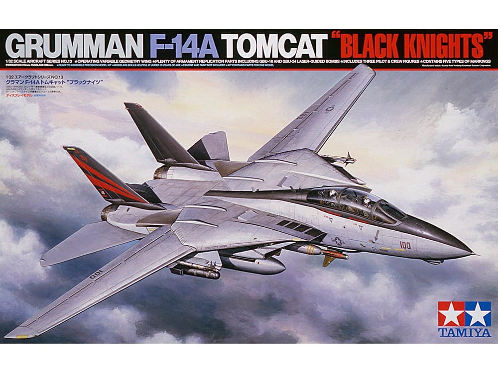 Zdjęcie główne produktu Grumman F-14A Tomcat Black Knights 1:32 Tamiya 60313