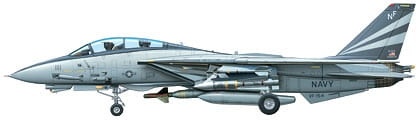 Zdjęcie dodatkowe produktu Grumman F-14A Tomcat Black Knights 1:32 Tamiya 60313