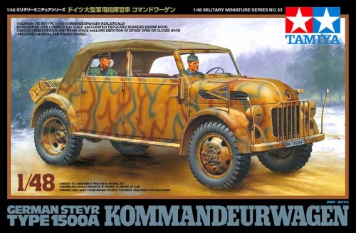 German Steyr Type 1500A Kommandeurwagen 1:48 Tamiya 32553