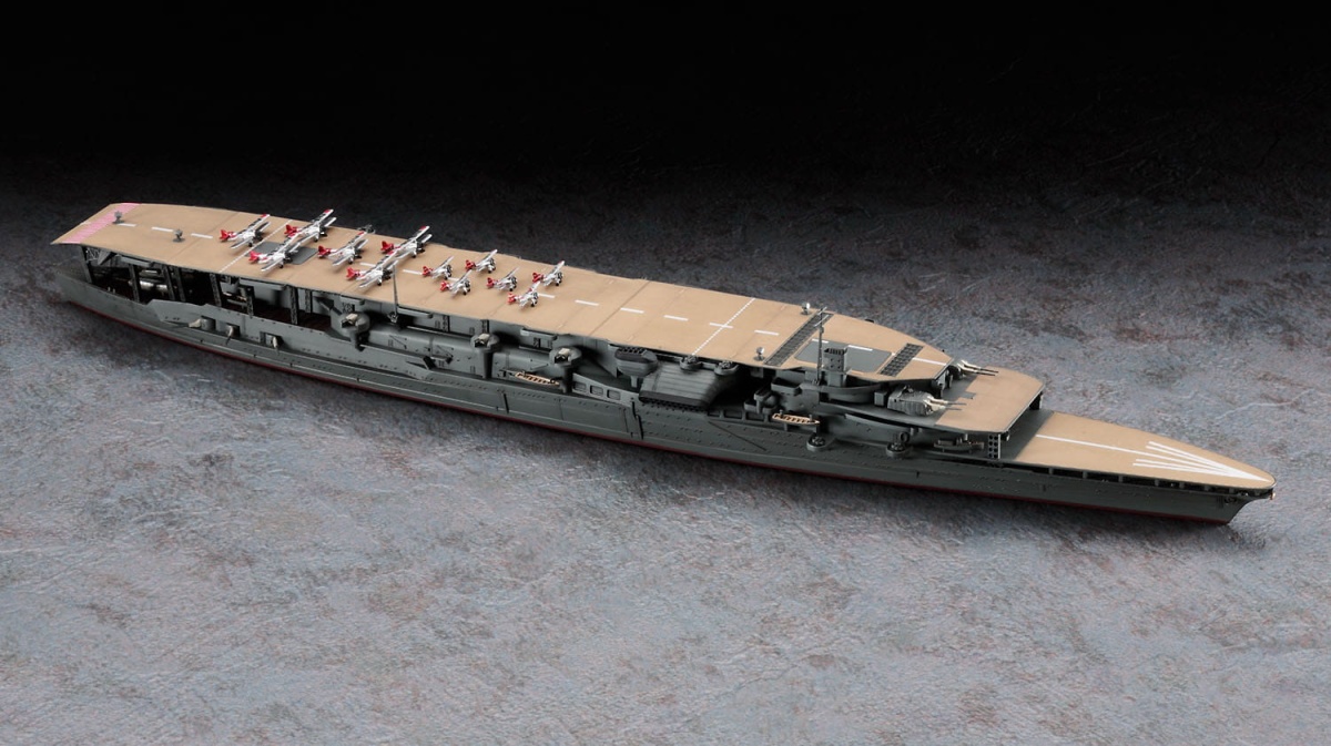 Zdjęcie dodatkowe produktu Akagi Three Flight Deck lotniskowiec 1:700 Hasegawa WL220