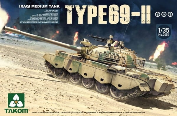 Zdjęcie główne produktu Iraqi Tank Type 69-II 1:35 Takom 2054