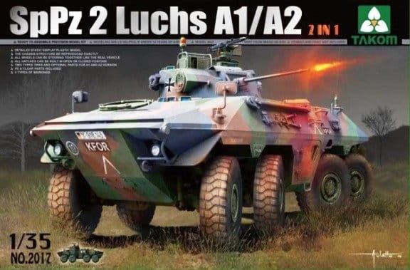 Zdjęcie główne produktu Bundeswehr SpPz 2 Luchs A1/A2 2in1 1:35 Takom 2017