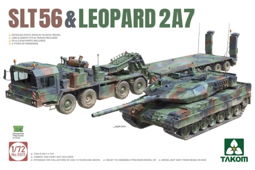 SLT56 and Leopard 2A7 1:72 Takom 5011