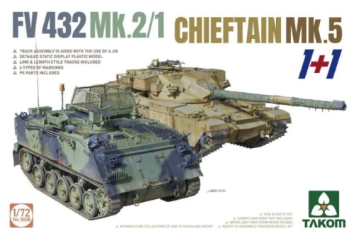 FV432 Mk.2/1 Chieftain Mk. 5 1:72 Takom 5008