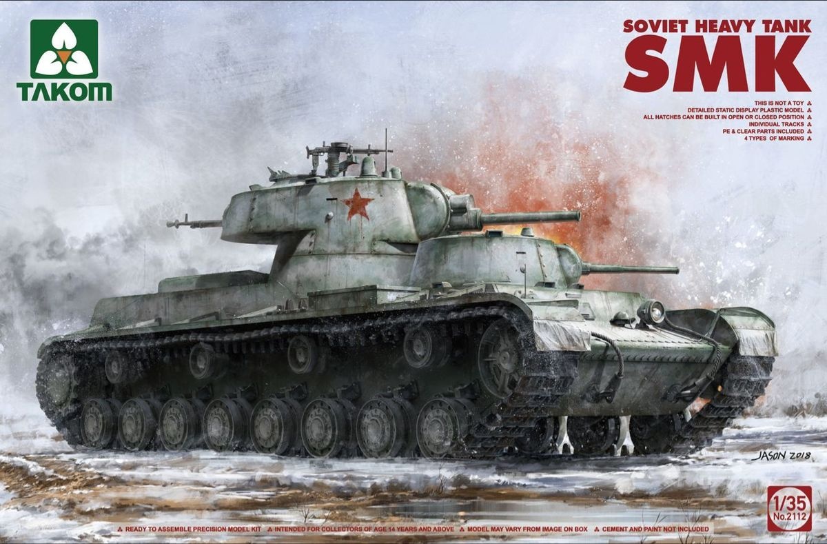 Zdjęcie główne produktu Soviet Heavy Tank SMK 1:35 Takom 2112
