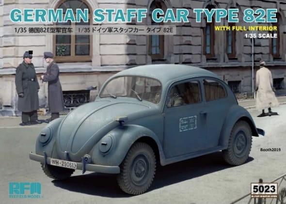 Zdjęcie główne produktu German Staff Car Type 82E with full interior 1:35 Rye Field Model 5023