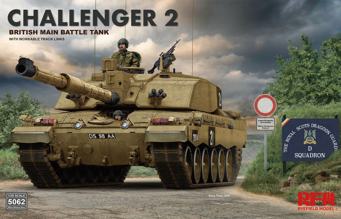 Zdjęcie główne produktu Challenger 2 British Main Battle Tank 1:35 Rye Field Model 5062