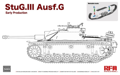 StuG III Ausf.G (Early Production) 1:35 Rye Field Model 5069