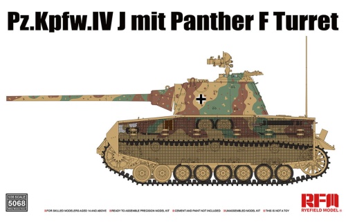 Pz.Kpfw.IV J mit Panther F Turret 1:35 Rye Field Model 5068