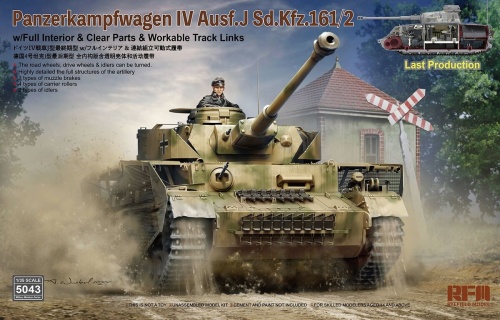 Panzerkampfwagen IV Ausf.J (Sd.Kfz.161/2) 1:35 Rye Field Model 5043