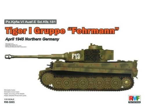 Tiger I Gruppe `Fehrmann` 1:35 Rye Field Model 5005