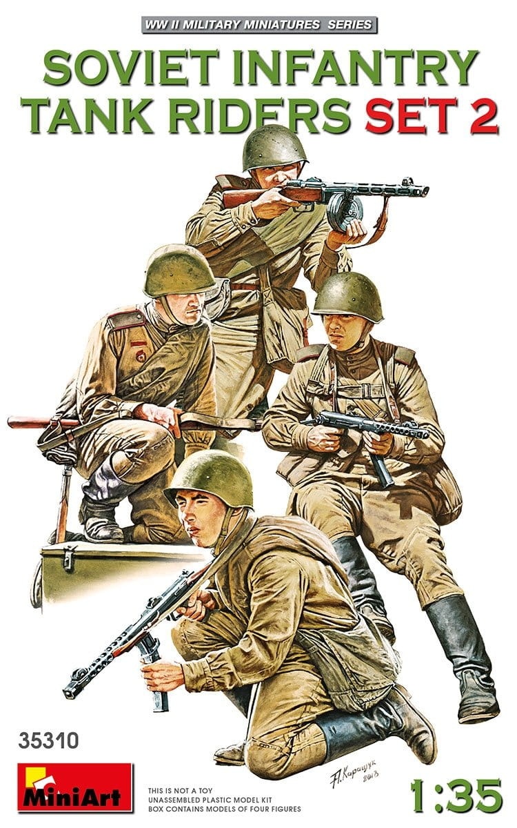 Zdjęcie główne produktu Soviet Infantry Tank Riders (Set 2) 1:35 MiniArt 35310