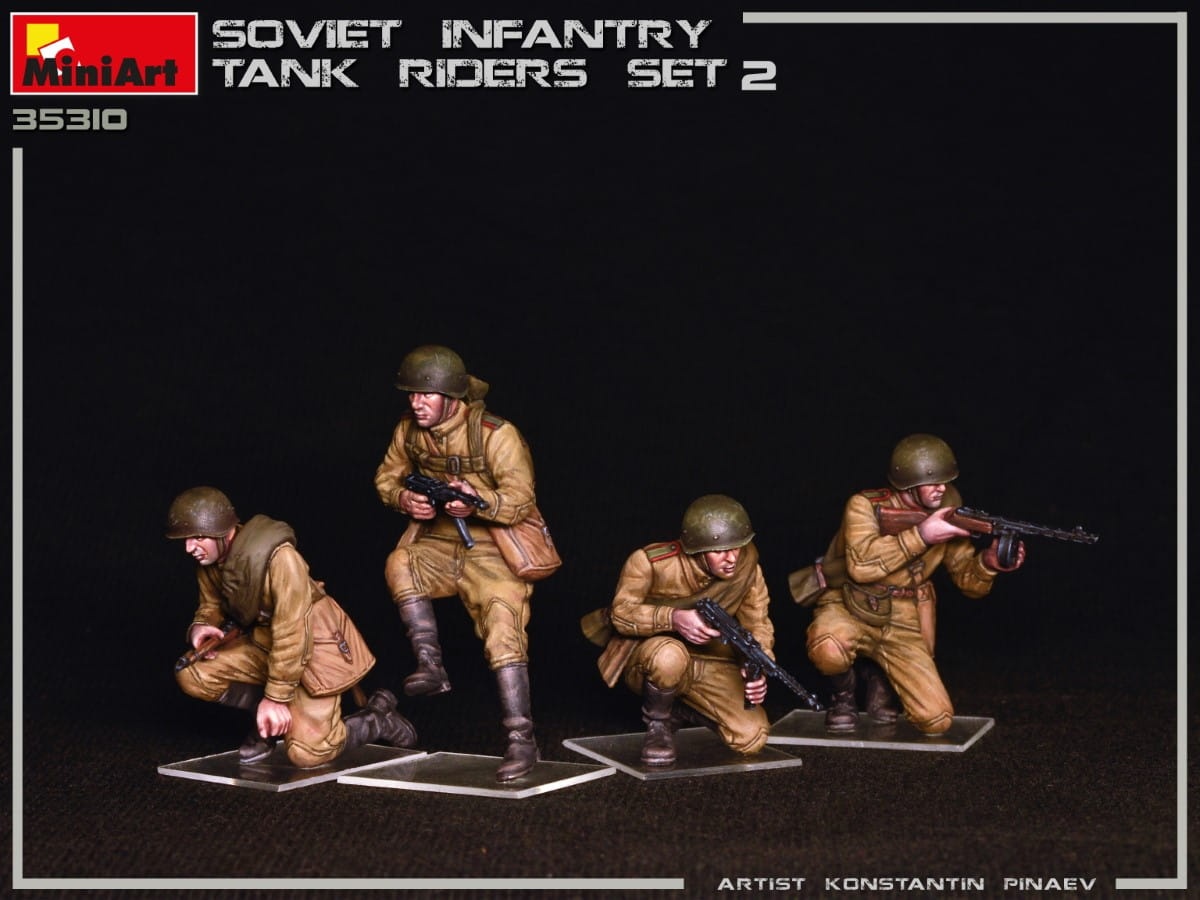 Zdjęcie dodatkowe produktu Soviet Infantry Tank Riders (Set 2) 1:35 MiniArt 35310