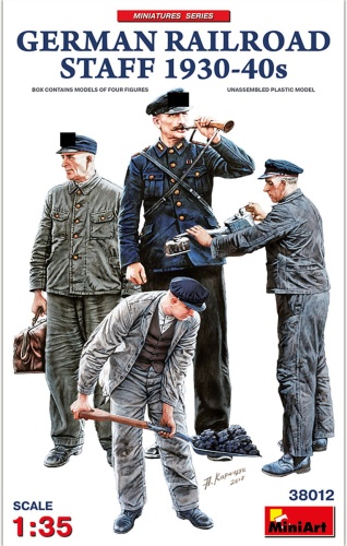 German Railroad Staff 1930-40s 1:35 MiniArt 38012